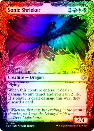 Sonic Shrieker (Showcase) - 0318 - Foil
