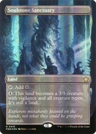 Soulstone Sanctuary (Borderless) (Mana Foil) - 0416 - Foil