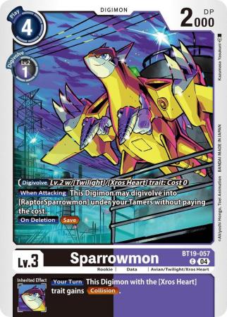 Sparrowmon - BT19-057 C - Common