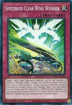 Speedroid Clear Wing Wonder (SUDA-EN068) - Supreme Darkness Common / Short Print 1st Edition