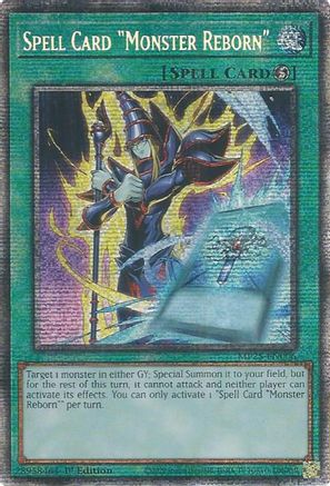 Spell Card "Monster Reborn" (MP25-EN006) - 2025 Mega-Pack Starlight Rare 1st Edition