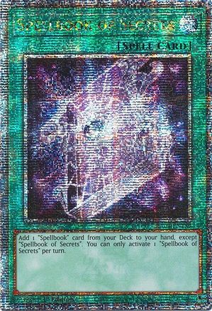 Spellbook of Secrets (Quarter Century Secret Rare) (RA04-EN189) - Quarter Century Stampede Quarter Century Secret Rare 1st Edition
