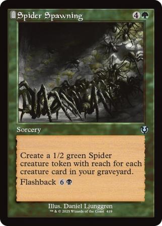 Spider Spawning (Retro Frame) - 0419