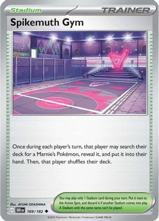Spikemuth Gym - 169/182 - Uncommon Reverse Holo