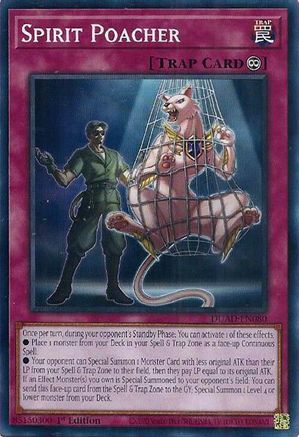 Spirit Poacher (DUAD-EN080) - Duelist's Advance Common / Short Print 1st Edition