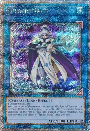 Splash Mage (Quarter Century Secret Rare) (RA04-EN080) - Quarter Century Stampede Quarter Century Secret Rare 1st Edition