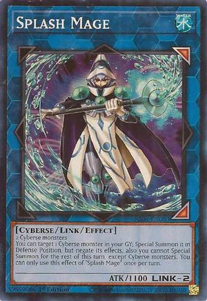 Splash Mage (RA04-EN080) - Quarter Century Stampede Super Rare 1st Edition