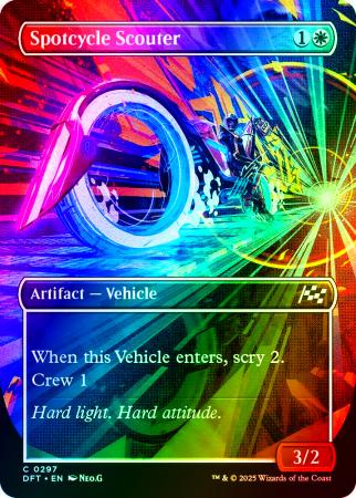 Spotcycle Scouter (Borderless) - 0297 - Foil