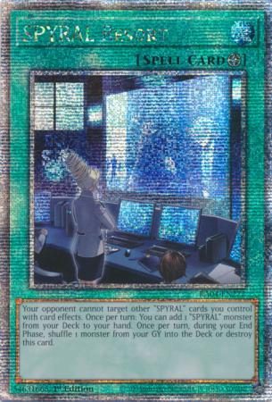 SPYRAL Resort (Quarter Century Secret Rare) (RA04-EN277) - Quarter Century Stampede Quarter Century Secret Rare 1st Edition