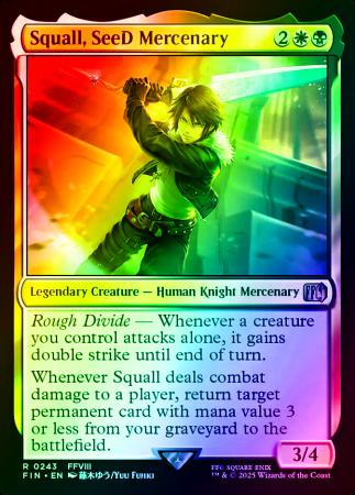 Squall, SeeD Mercenary - 0243 - Foil