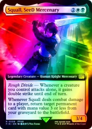 Squall, SeeD Mercenary (Extended Art) - 0509 - Foil