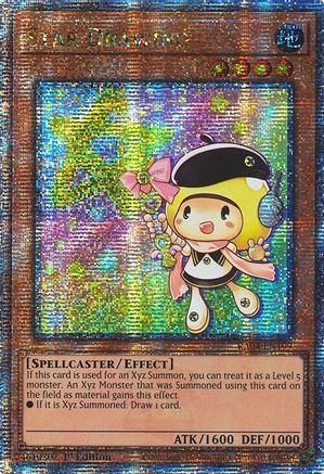 Star Drawing (Quarter Century Secret Rare) (RA04-EN199) - Quarter Century Stampede Quarter Century Secret Rare 1st Edition
