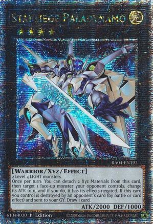 Starliege Paladynamo (Quarter Century Secret Rare) (RA04-EN193) - Quarter Century Stampede Quarter Century Secret Rare 1st Edition