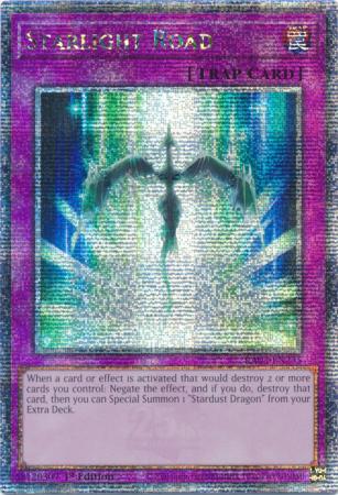 Starlight Road (Quarter Century Secret Rare) (RA03-EN235) - Quarter Century Bonanza Quarter Century Secret Rare 1st Edition