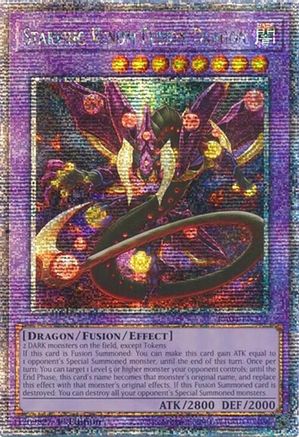 Starving Venom Fusion Dragon (Quarter Century Secret Rare) (RA04-EN272) - Quarter Century Stampede Quarter Century Secret Rare 1st Edition