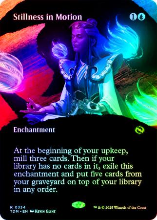 Stillness in Motion (Borderless) - 0334 - Foil