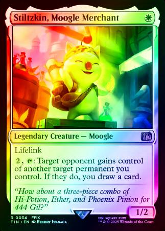 Stiltzkin, Moogle Merchant - 0034 - Foil