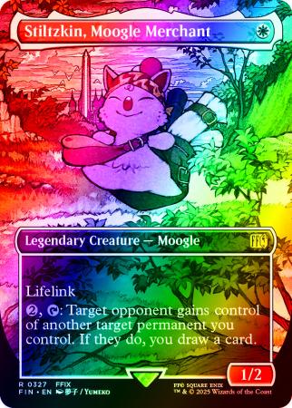 Stiltzkin, Moogle Merchant (Borderless) - 0327 - Foil