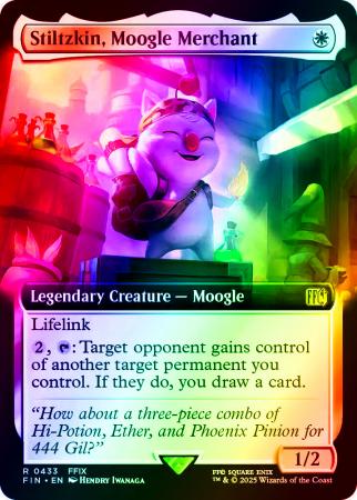 Stiltzkin, Moogle Merchant (Extended Art) - 0433 - Foil