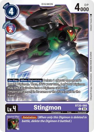 Stingmon - BT20-066 C - Common