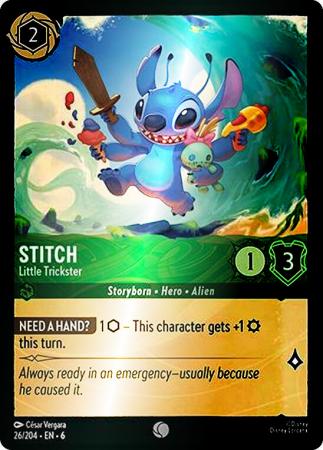 Stitch - Little Trickster - 26/204 - Common Cold Foil