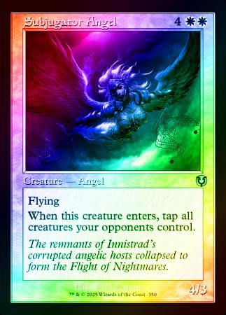 Subjugator Angel (Retro Frame) - 0350 - Foil