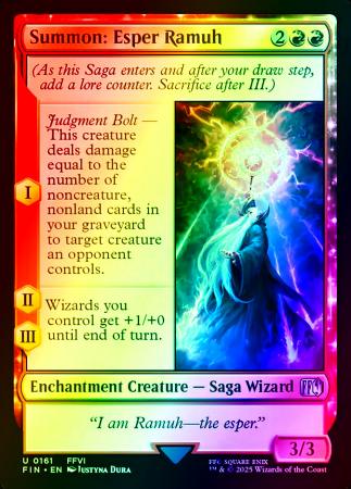 Summon: Esper Ramuh - 0161 - Foil