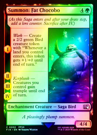 Summon: Fat Chocobo - 0202 - Foil