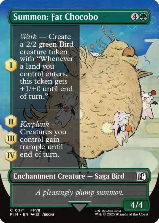 Summon: Fat Chocobo (Borderless) - 0371