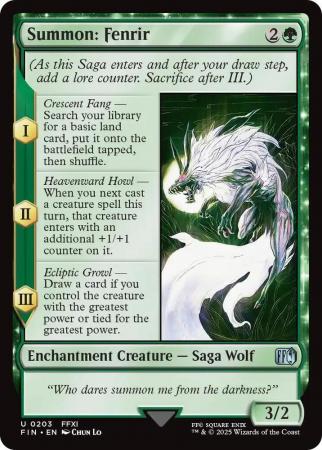Summon: Fenrir - 0203