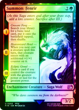 Summon: Fenrir - 0203 - Foil