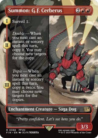 Summon: G.F. Cerberus (Borderless) - 0368