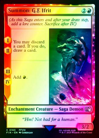 Summon: G.F. Ifrit - 0163 - Foil