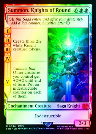 Summon: Knights of Round - 0036 - Foil