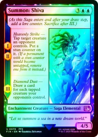 Summon: Shiva - 0078 - Foil