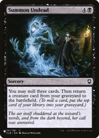 Summon Undead - 151