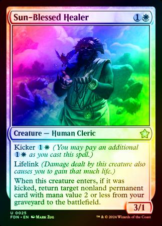 Sun-Blessed Healer - 0025 - Foil