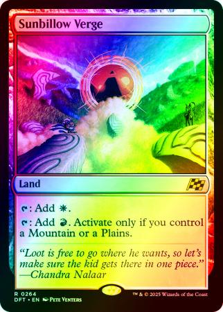 Sunbillow Verge - 0264 - Foil