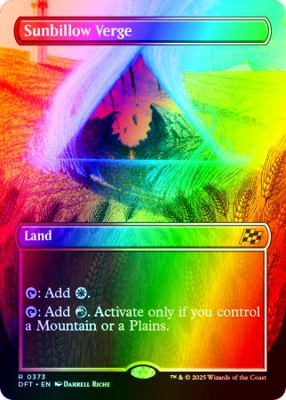 Sunbillow Verge (Borderless) - 0373 - Foil