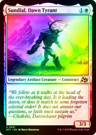 Sundial, Dawn Tyrant - 0031 - Foil