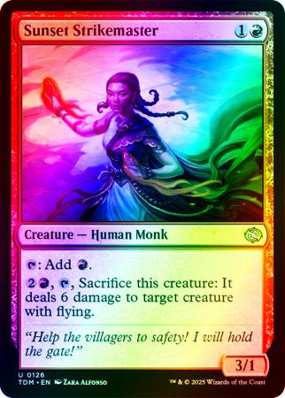 Sunset Strikemaster - 0126 - Foil