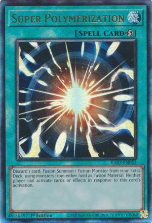 Super Polymerization (PUR) (RA03-EN053) - Quarter Century Bonanza Prismatic Ultimate Rare 1st Edition