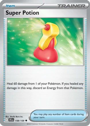 Super Potion - 158/159 - Uncommon Reverse Holo