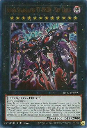 Super Starslayer TY-PHON - Sky Crisis (UR) (RA04-EN072) - Quarter Century Stampede Ultra Rare 1st Edition