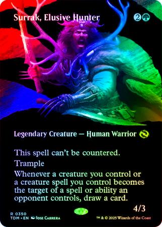 Surrak, Elusive Hunter (Borderless) - 0350 - Foil