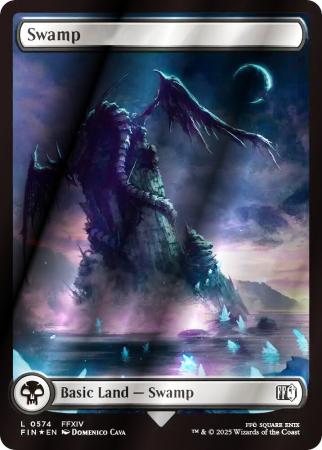 Swamp (0574) (Surge Foil) - 0574 - Foil