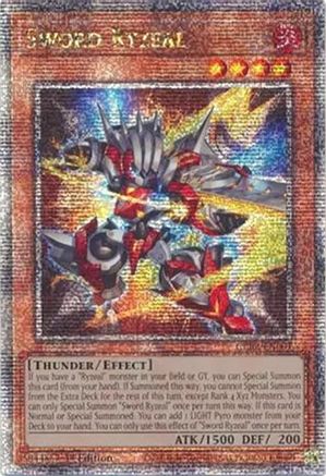 Sword Ryzeal (Quarter Century Secret Rare) (CRBR-EN001) - Crossover Breakers Quarter Century Secret Rare 1st Edition