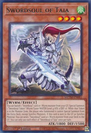 Swordsoul of Taia (MZTM-EN081) - Maze of the Master Rare 1st Edition