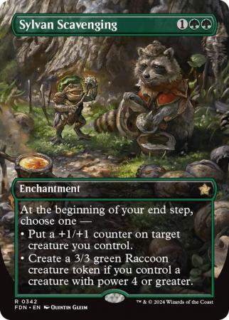 Sylvan Scavenging (Borderless) - 0342