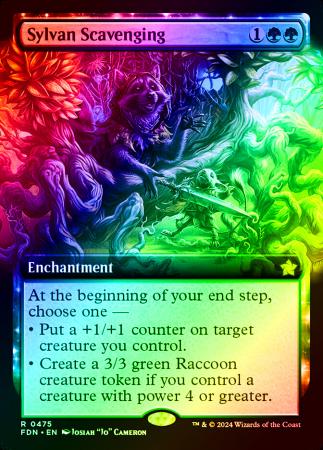 Sylvan Scavenging (Extended Art) - 0475 - Foil